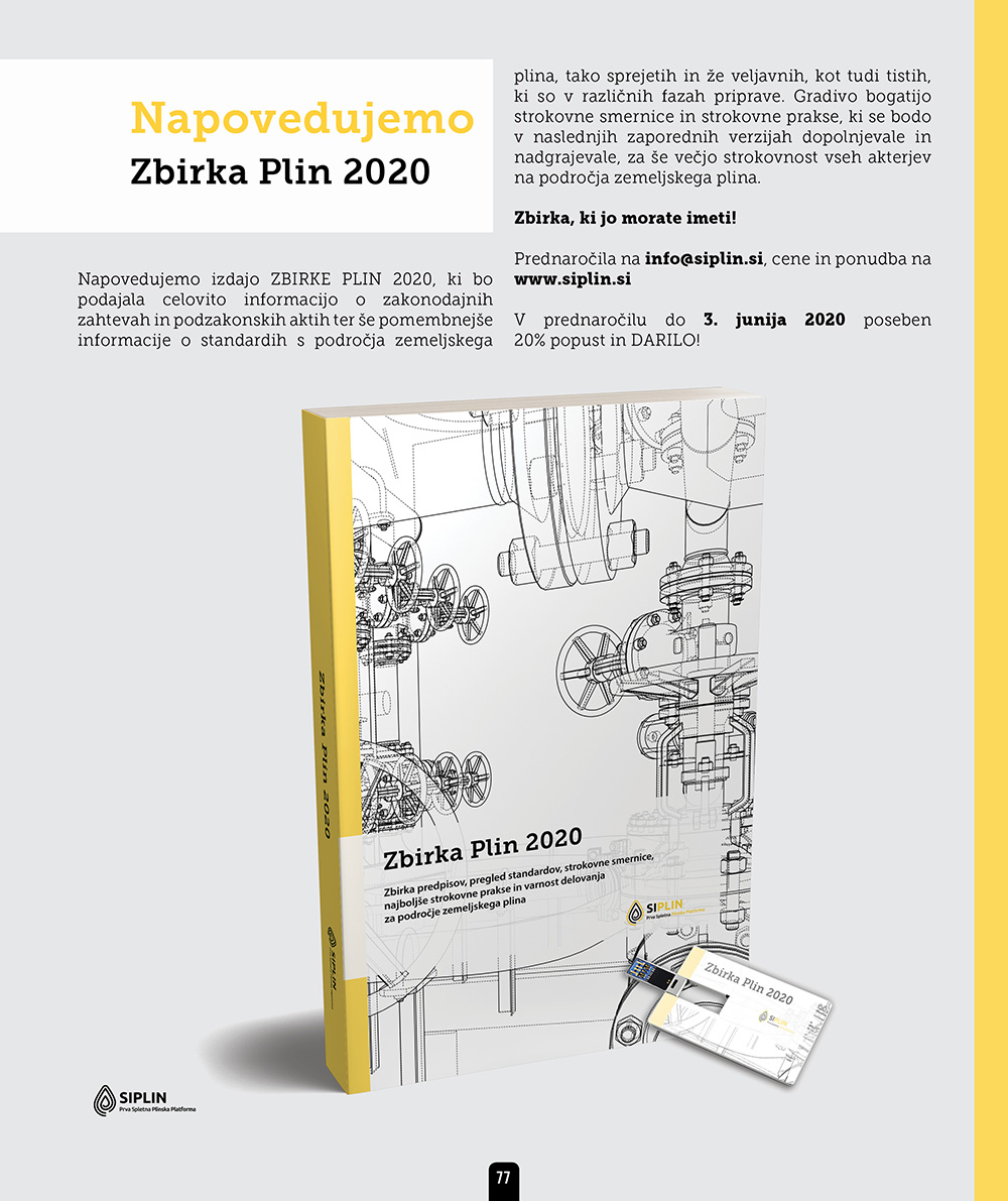 Zbirka Plin 2020