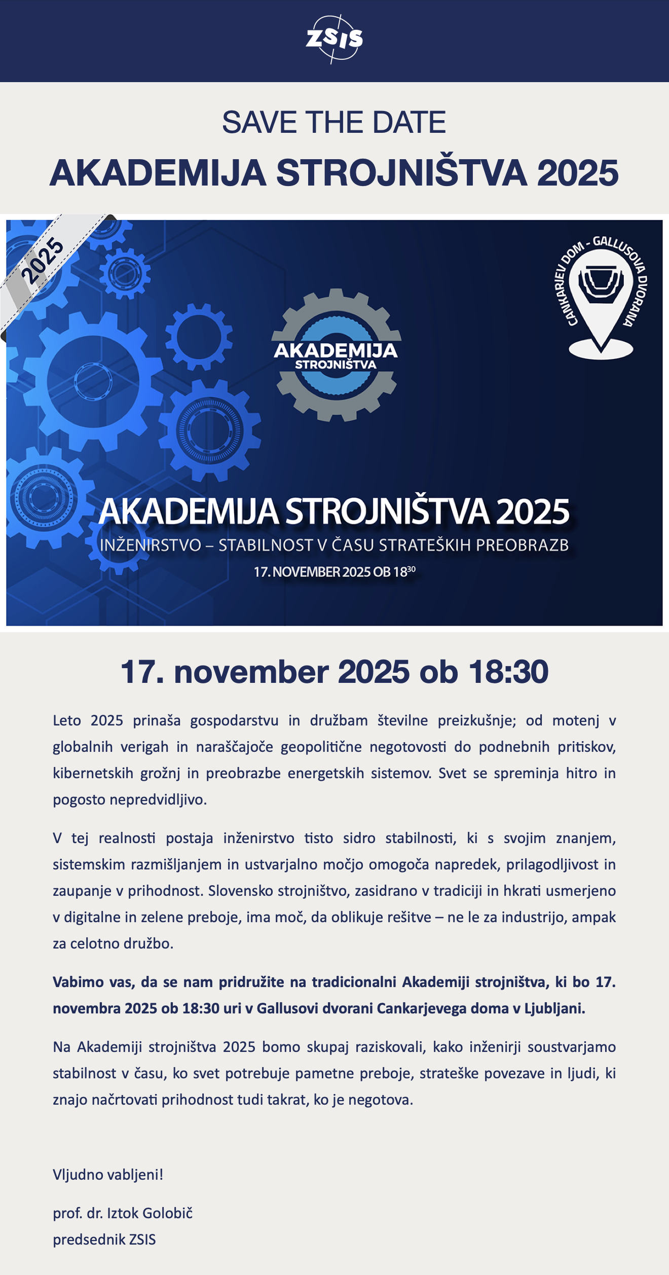 Akademija strojništva 2025